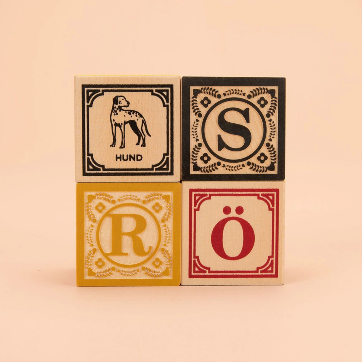 German Wooden ABC Blocks by Uncle Goose