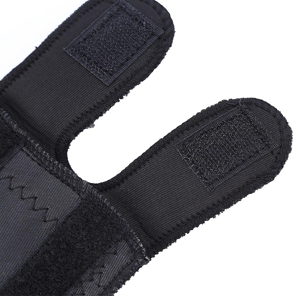 1 Pair Adjustable Self-heating Ankle Support Brace with Compression Straps For Pain Relief