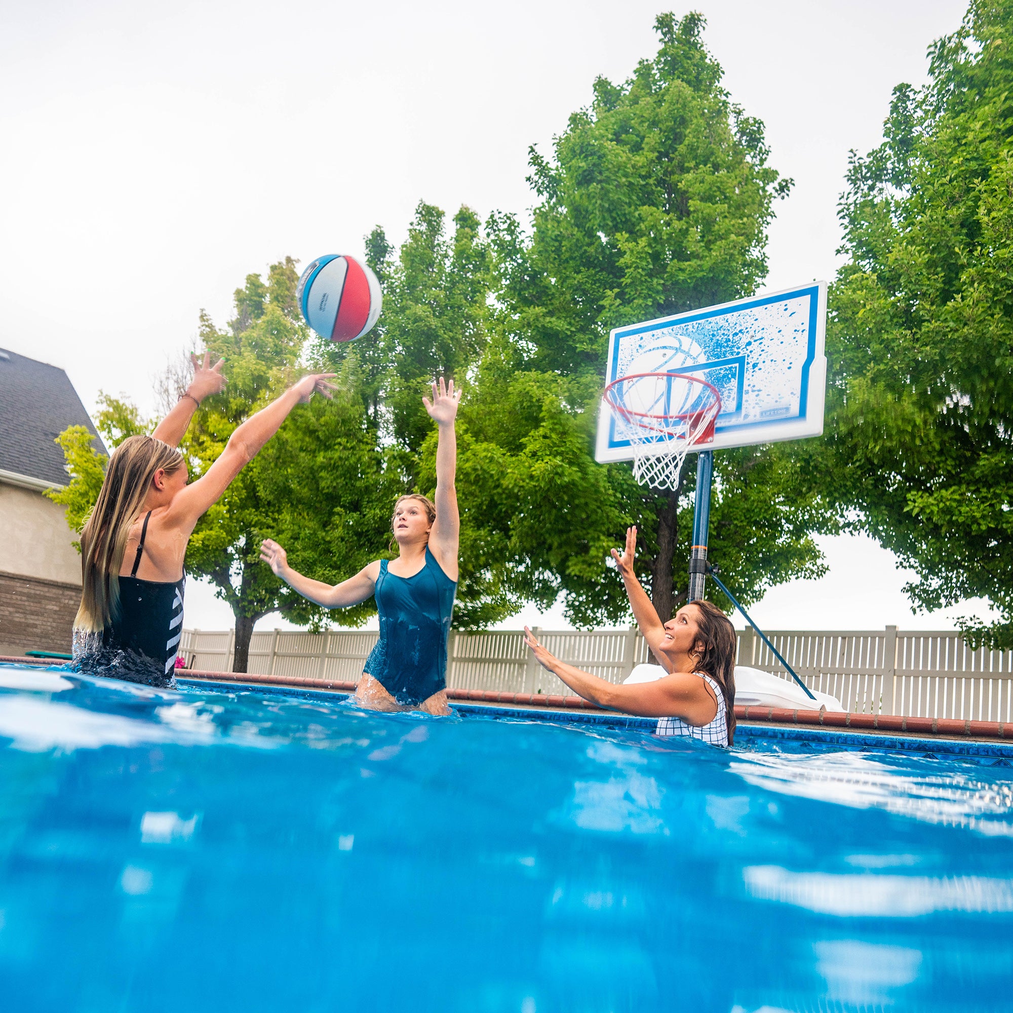 Lifetime Poolside Adjustable Basketball Hoop (44-Inch Impact)