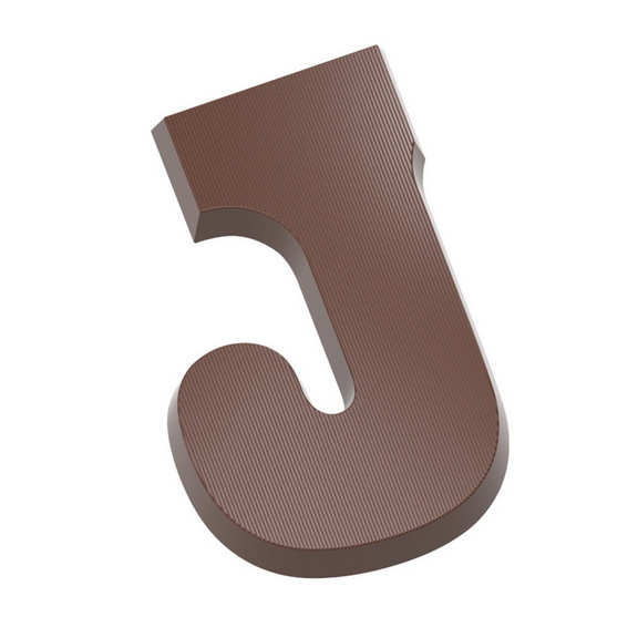 Chocolate World CW2409 Chocolate mould letter J 13...