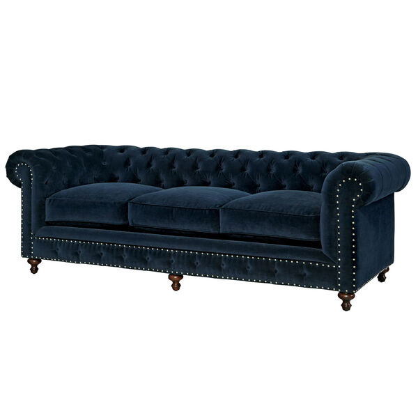 Berkeley Blue 98-Inch Sofa