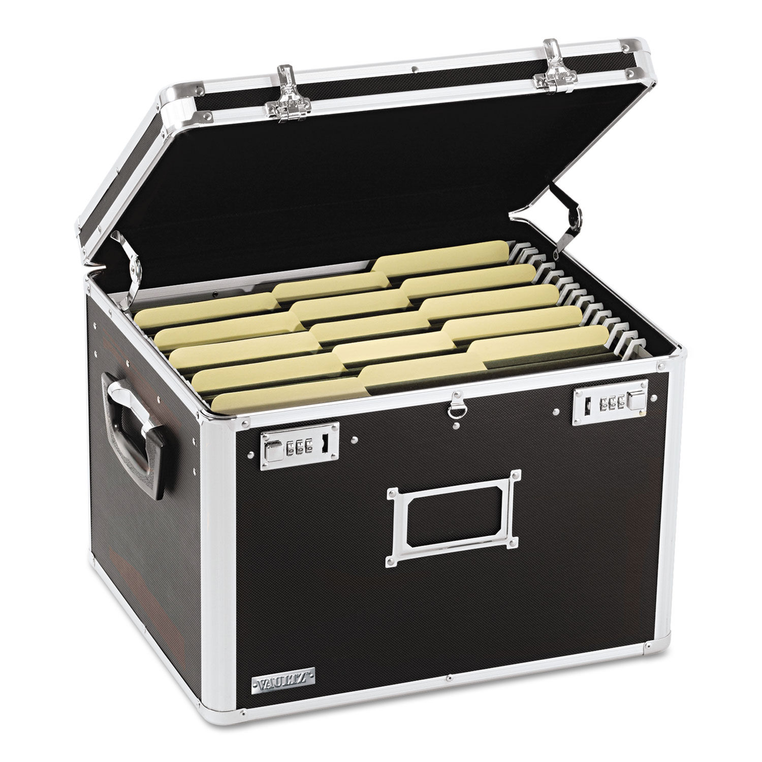 Locking File Chest with  Adjustable File Rails by Vaultzandreg; IDEVZ01008