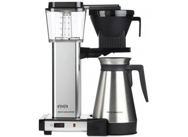 Technivorm Moccamaster KBGT 10-Cup Polished Silver Coffee Maker