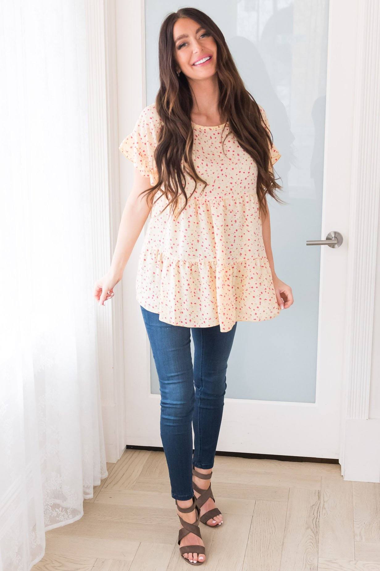 Sweet Success Floral Blouse