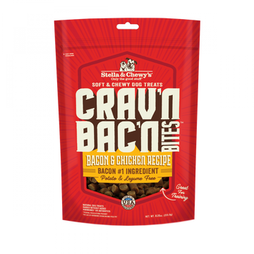 Stella and Chewy's Crav'n Bac'n Bites Bacon and Chicken Recipe Dog Treats andndash; Pet Empire and Supplies