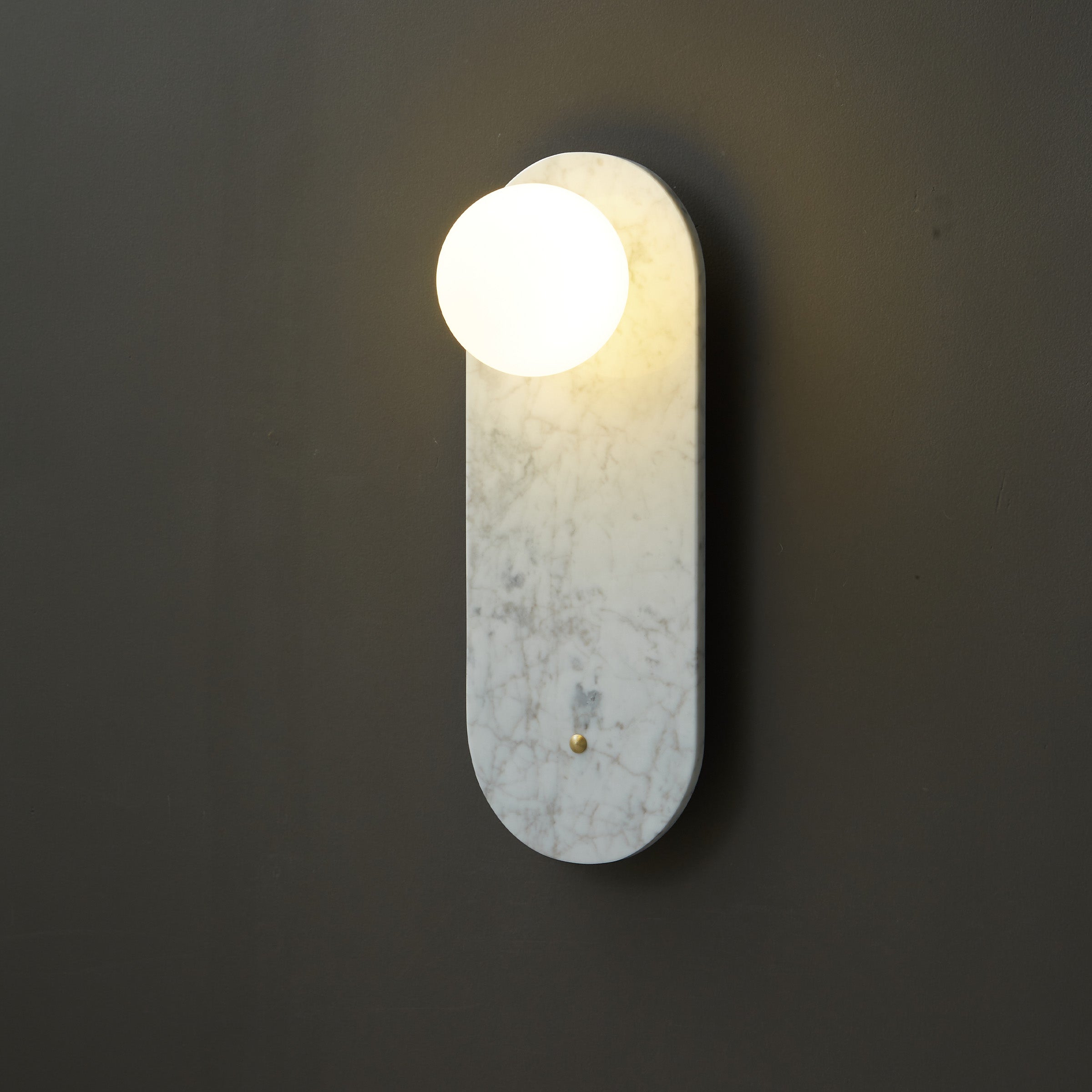 White Marble Wall Lamp 6617-We