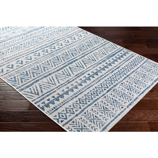 Eagean Modern Indoor/Outdoor Denim Rug