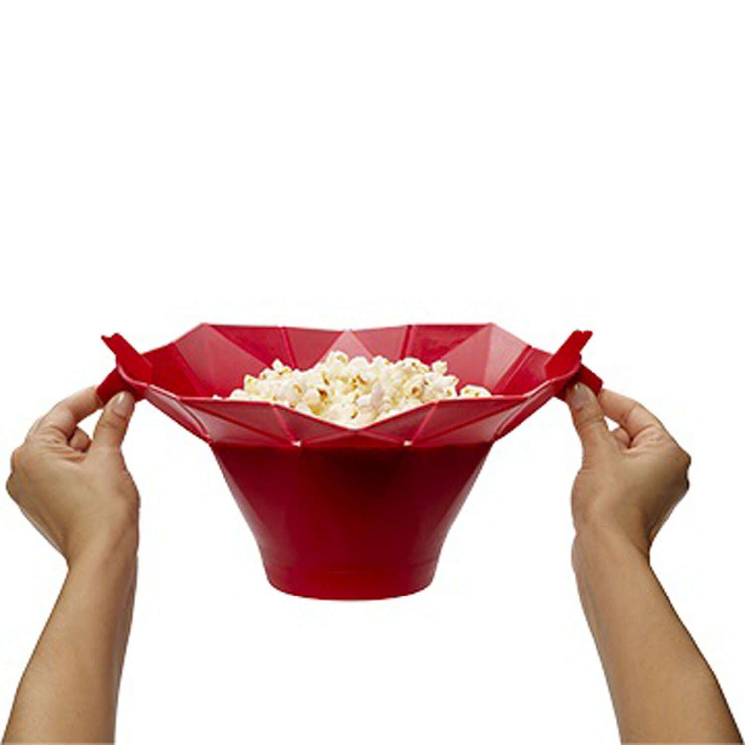 Chefn Pop Top Red Silicone Popcorn Popper 10 oz