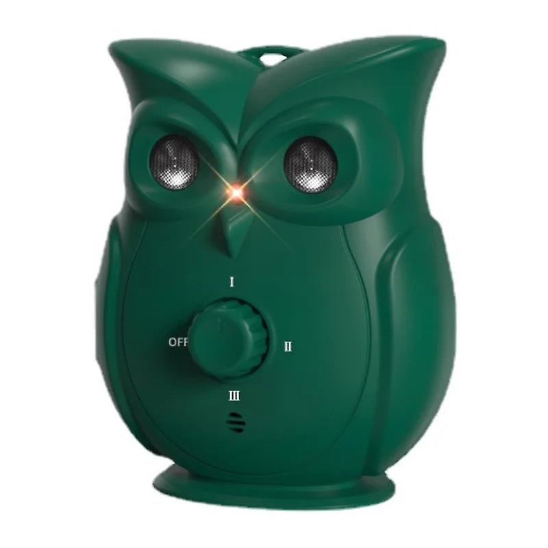 Ultrasonic owl shape dog bark repeller