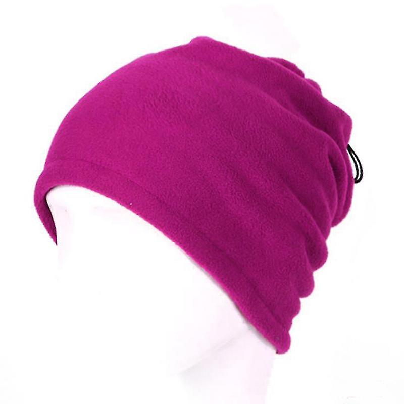 4 In 1 Unisex Fleece Neck Warmer Snood Scarf Hat Ski Thinsulate Cap