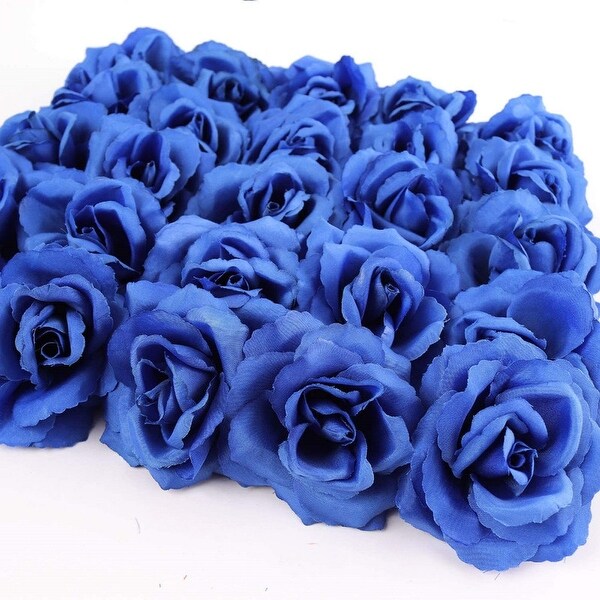 100pcs Royal Blue Rose Picks