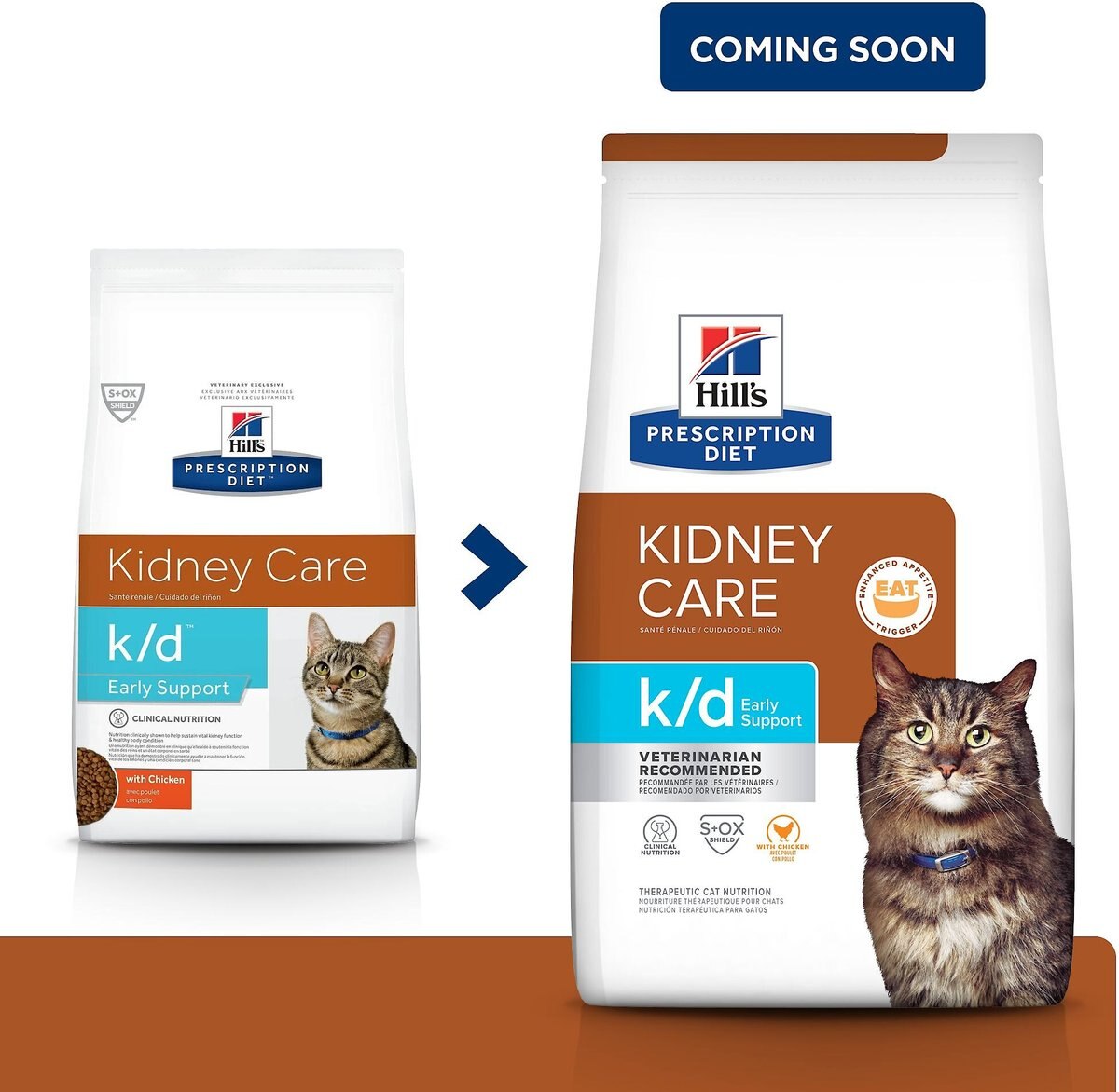 Hill's Prescription Diet k/d Kidney Care Early Support with Chicken Dry Cat Food