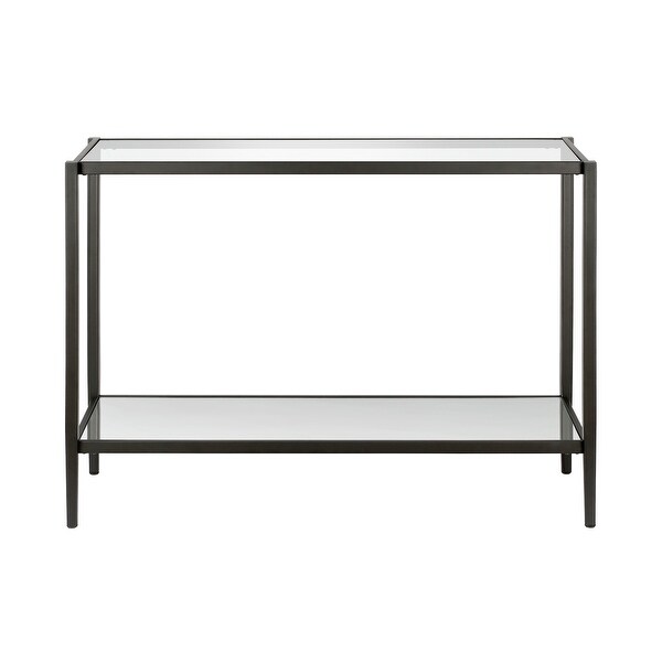 Silver Orchid Galeen Mirrored Accent Table