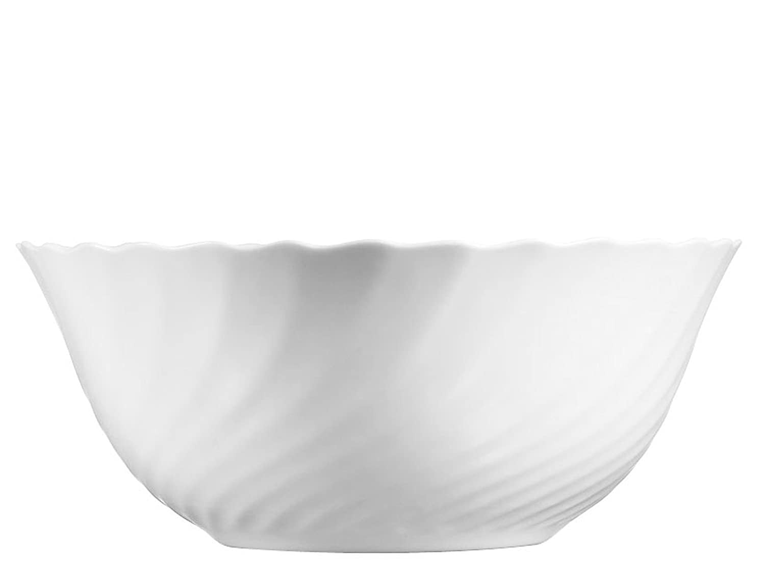 Luminarc Trianon White Glass Salad Bowl 18 cm