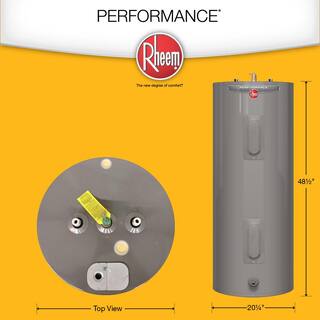 Rheem Performance 40 Gal. Medium 6-Year 38003800-Watt Elements Electric Tank Water Heater XE40M06ST38U1