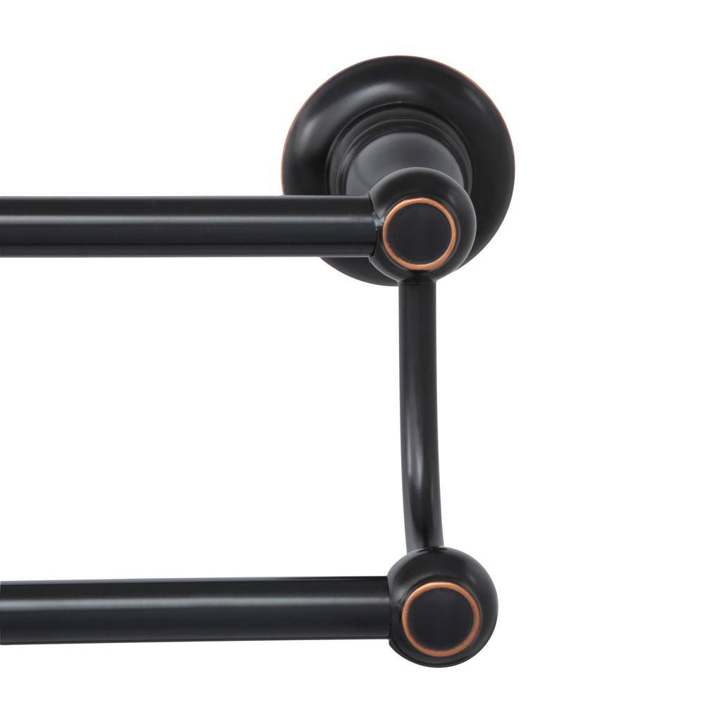 Delta Porter 24 in. Double Towel Bar in Oil Rubbed Bronze 78425-ORB