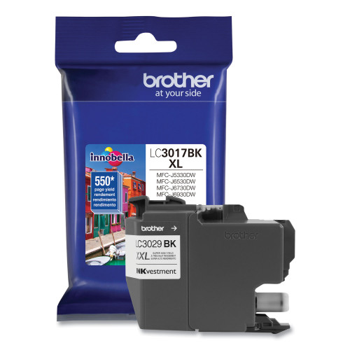 Brother LC3029BK INKvestment Super High-Yield Ink， 3，000 Page-Yield， Black