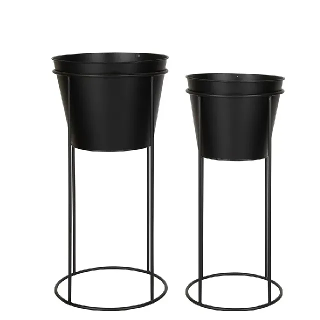 Manufacturer Of Premium Quality Metal Planter Wholesale Price Outdoor Decoration Floor Planter   Flower Pots