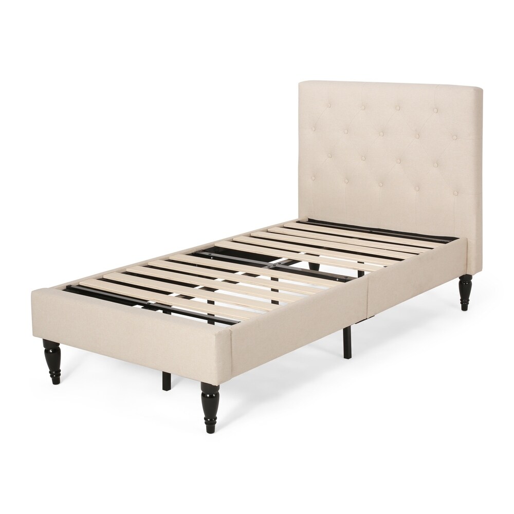 Atterbury Twin size Contemporary Tufted Platform Bed by Christopher Knight Home