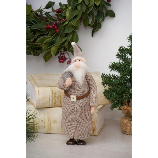 Gallerie Ii Grey Wool Santa