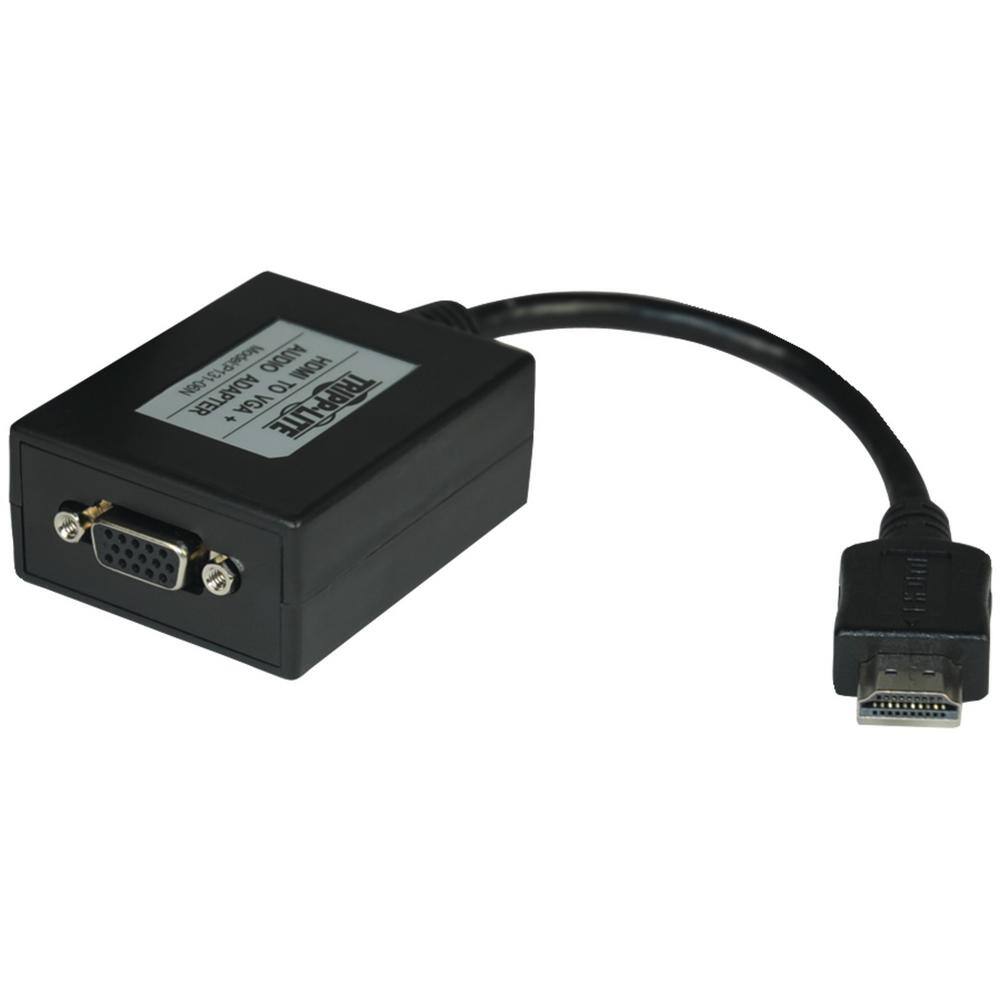 Tripp Lite HDMI to VGA with Audio Converter Adapter for UltrabookLaptopDesktop PC P131-06N