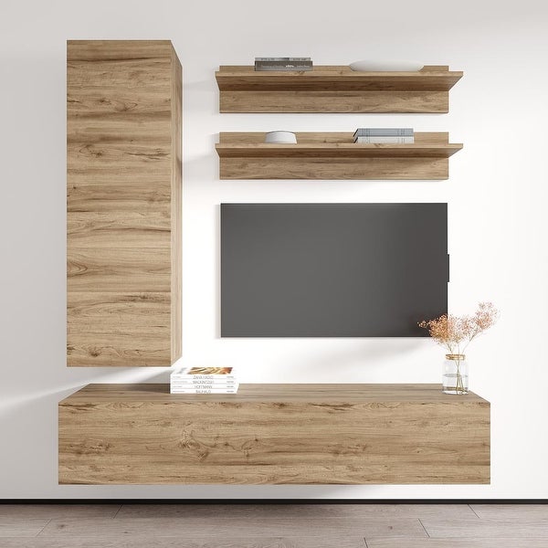 Fly H1 30TV Wall Mounted Floating Modern Entertainment Center