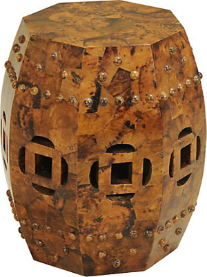 Tiger Pen Shell Inlaid End Table   Beach Style   Side Tables And End Tables   by Maitland Smith  Houzz