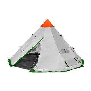 Tahoe Gear 18 ft. x 18 ft. 12-Person Teepee Cone Shape Camping Tent TGT-BIGHORNXL-12-B