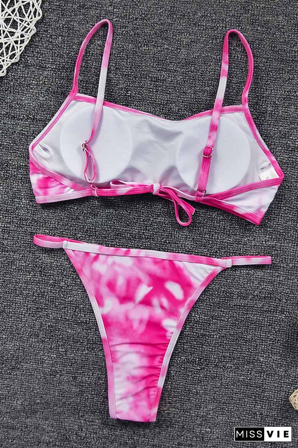 Tie-dye Print Bikini Set (2 Colors )