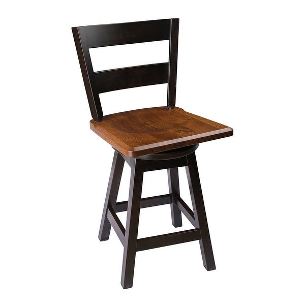 Swivel Urban Bar Stool with Straight Back