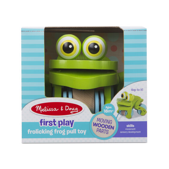 Melissa and Doug - Frolicking Frog Pull Toy