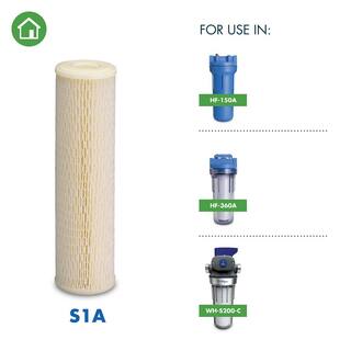 Culligan Universal 20-Micron Pleated Sediment Replacement Cartridge Water Filtration System S1-A