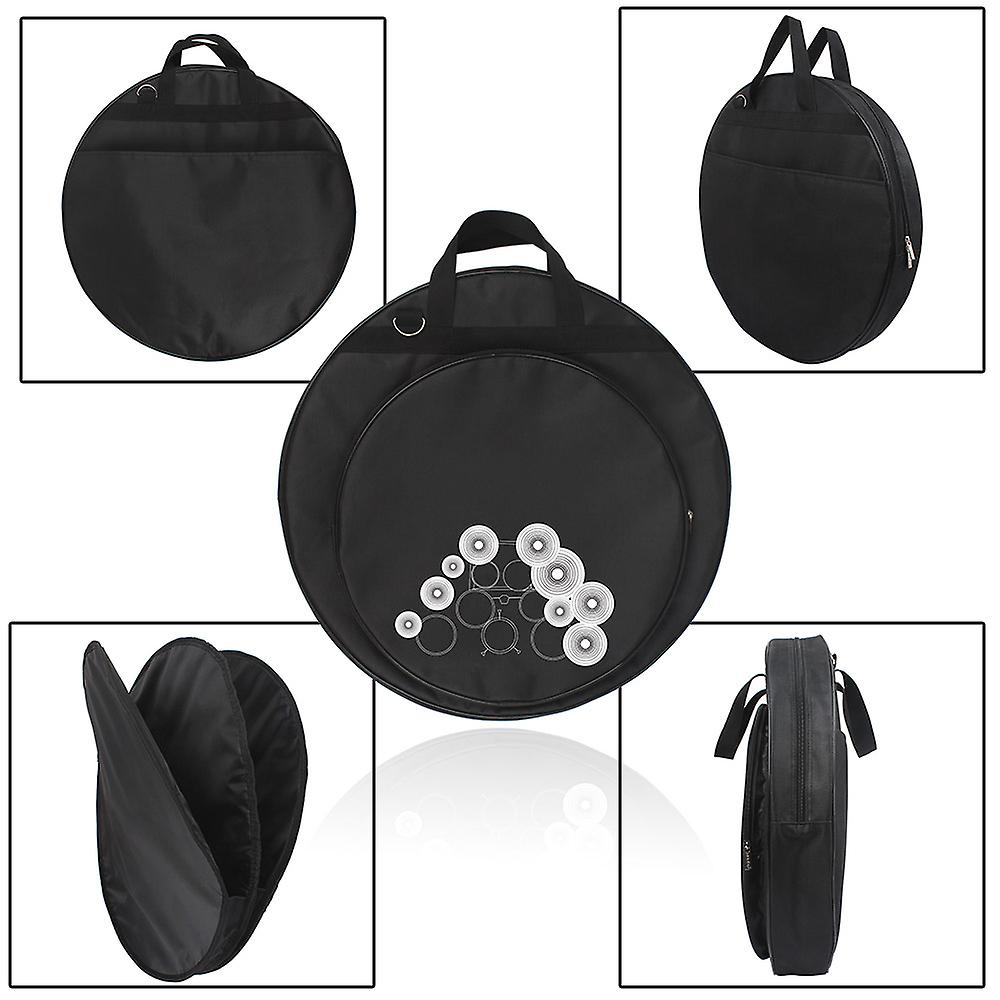 21-inch Cymbal Bag Packback Three Pockets With Removable Divider Shoulder Strap