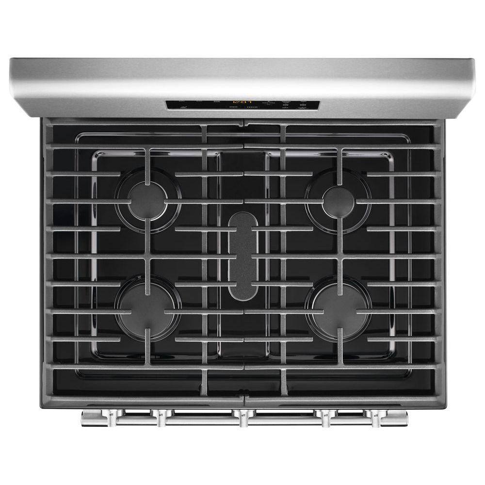 Maytag 5.0 cu. ft. Gas Range with 5th Oval Burner in Fingerprint Resistant Stainless Steel MGR6600FZ