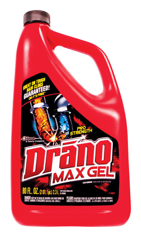 DRANO MAX GEL CLOG REMOV