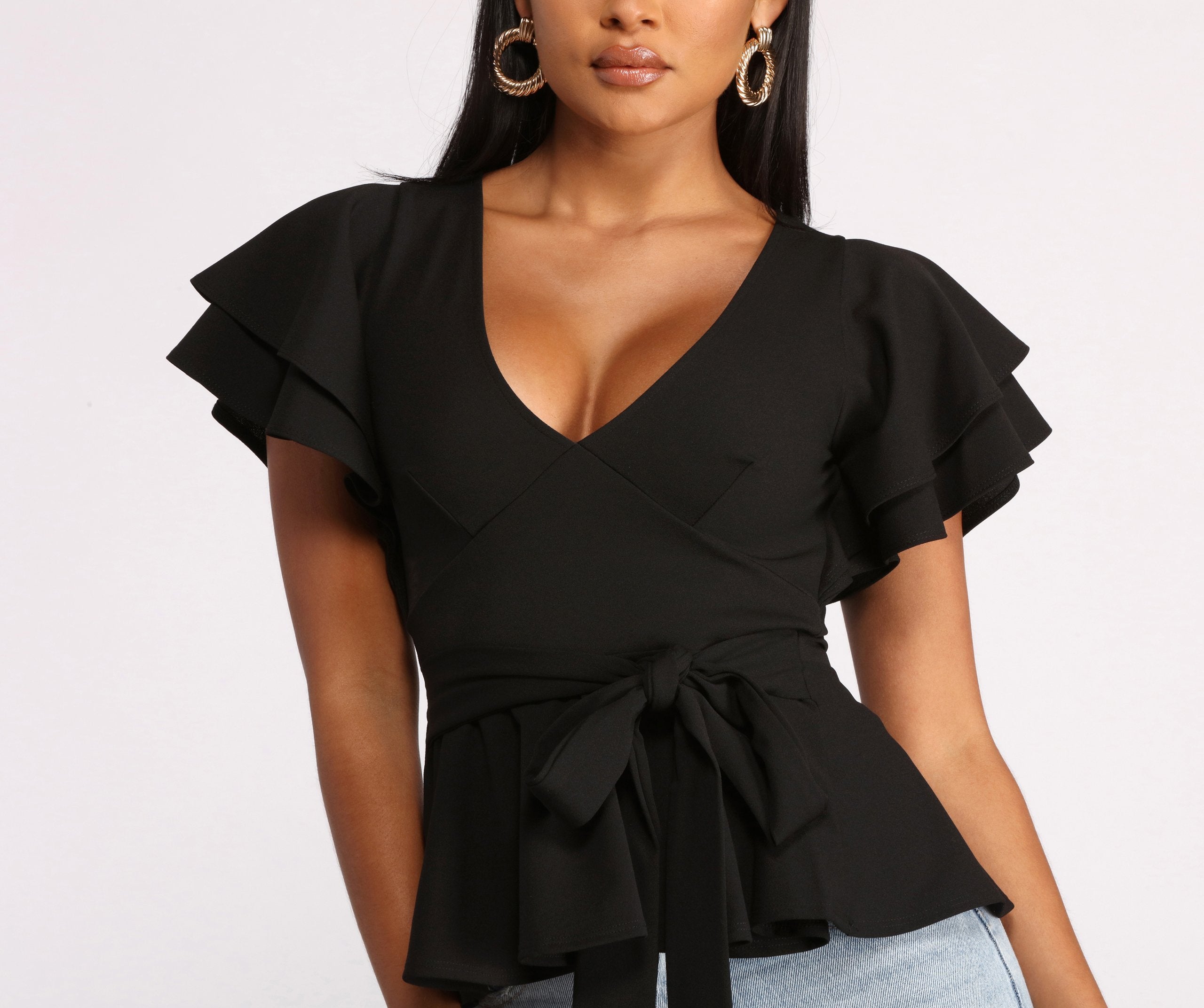 Get That Classic Vibe Peplum Top