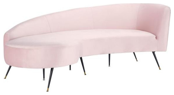 Nicollet Velvet Parisian Sofa   Modern   Sofas   by Virgil Stanis Design  Houzz