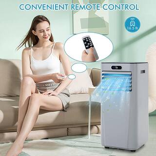 Gymax 10000BTU 3-in-1 Portable Air Conditioner Air Cooler with DryingFanSleep Mode GYMHD0124