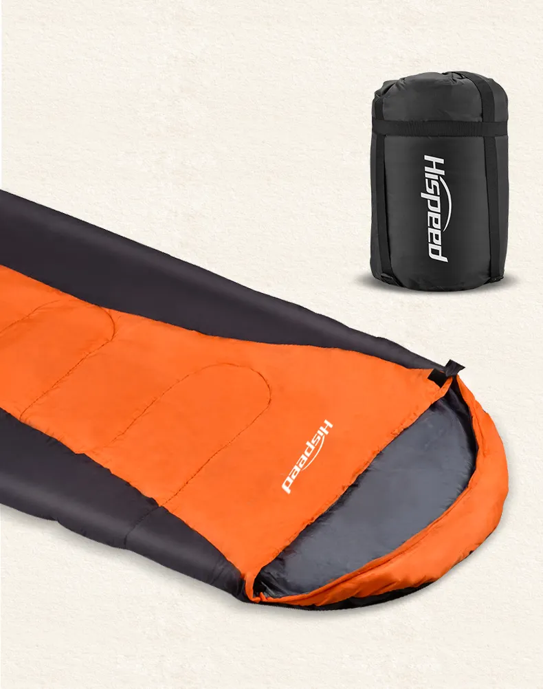 HISPEED  40 Sleeping Bag  10 Degrees Envelope 2.2m Ultra Light Compact Sleeping Bags for Hiking