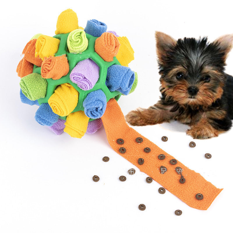 Pets Sniff Fried Balls， Toys， Bubble Rubber Balls， Educational， Anti Demolition Home