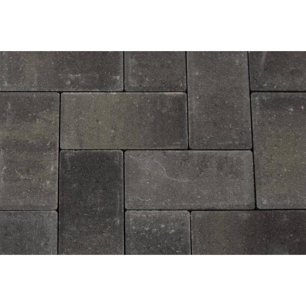 Oldcastle 8 in. x 4 in. x 1.75 in. GrayCharcoal Concrete Holland Paver (702- Piece Pallet) 10502150