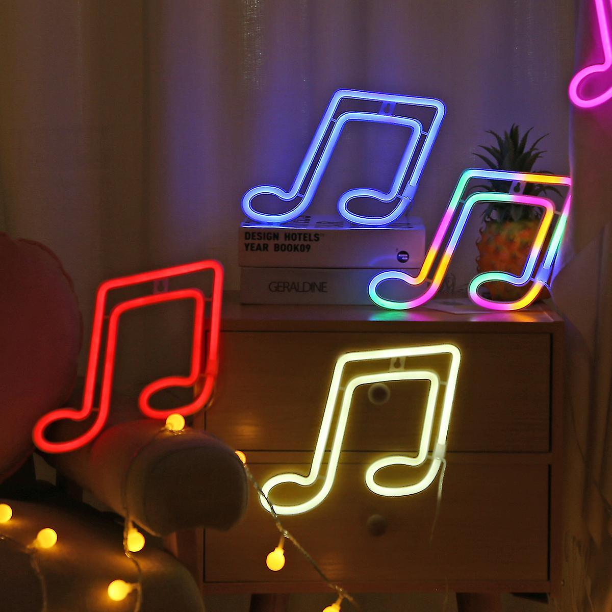 Led Note Neon Room Decoration Light