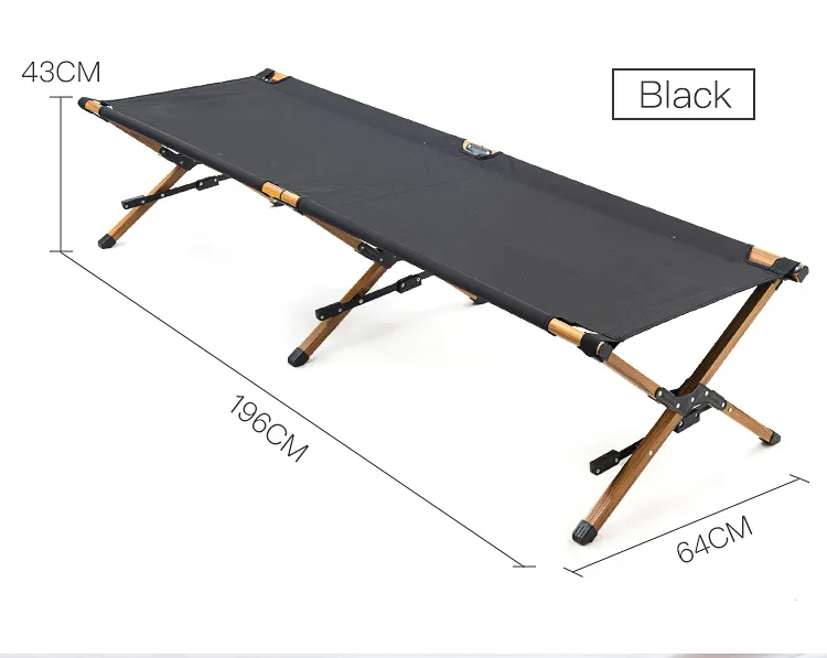 2023 Outdoor Hiking Gear Garden Camping Bed Beach Leisure Foldable Camping Cot