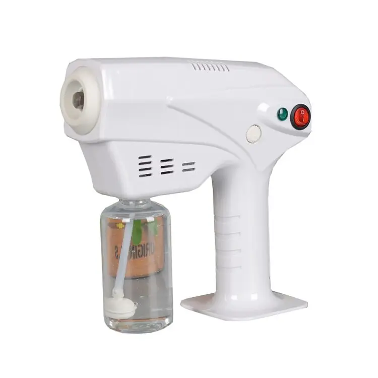 1200W Handheld Electric Blue Light Fine Mist Sprayer Nano Mist Atomizer Fogging Machine Sprayer