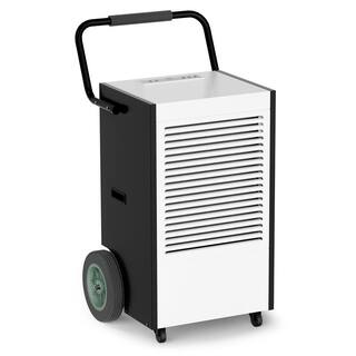 Edendirect 225 pt. 8000 sq.ft. Bucketless Commercial Dehumidifier in White with Drain Hose Hard Case Industrial Dehumidifier WXKJRY20052402