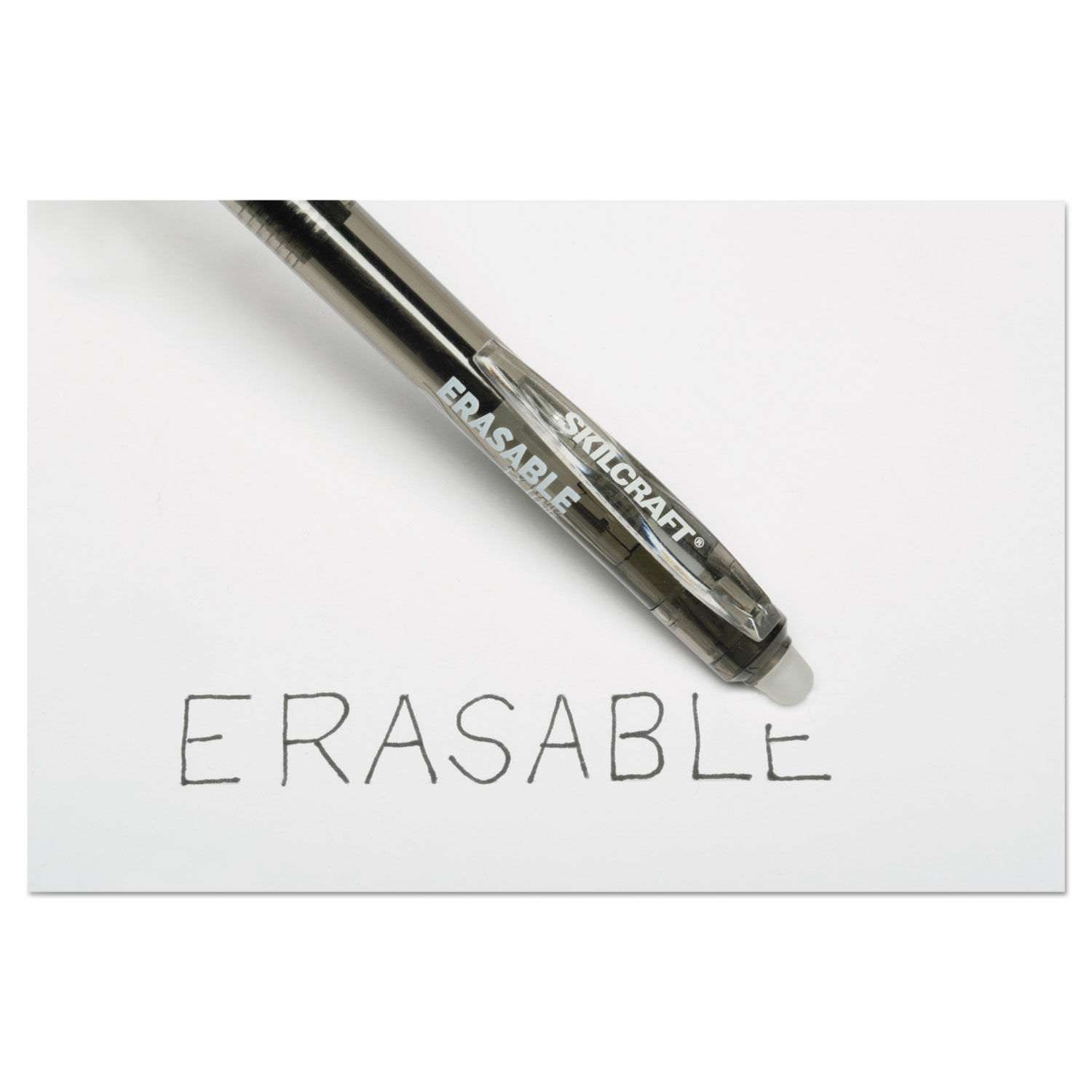 SKILCRAFT Erasable Re-Write Gel Pen by AbilityOneandreg; NSN6580692