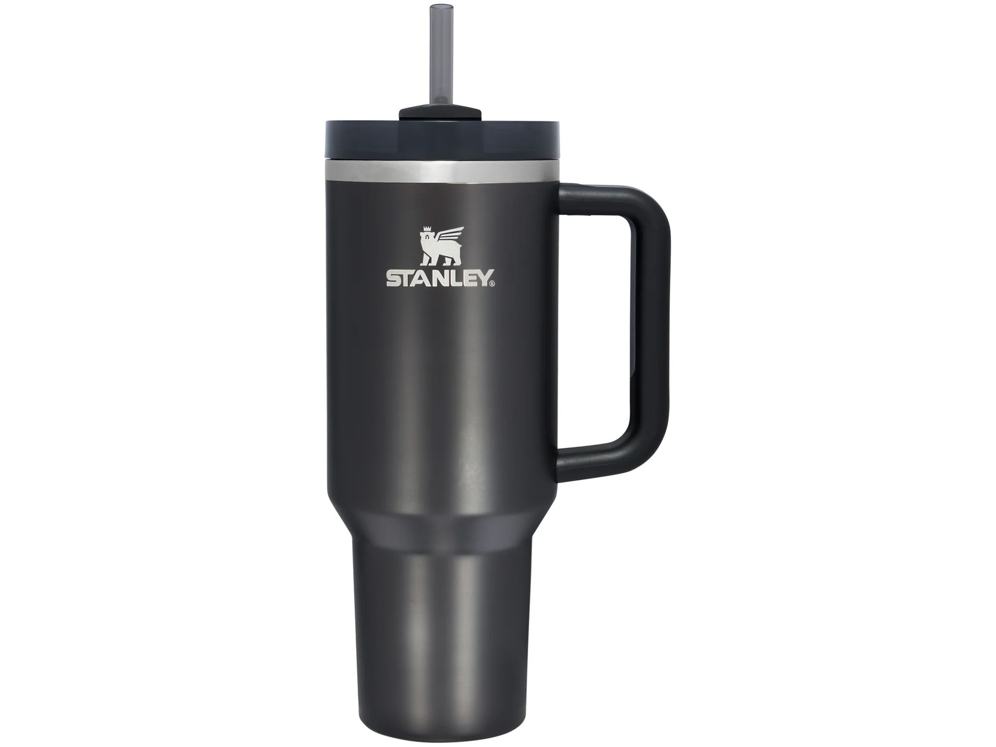 Stanley 40 oz. Quencher H2.0 FlowState Tumbler， Black Glow