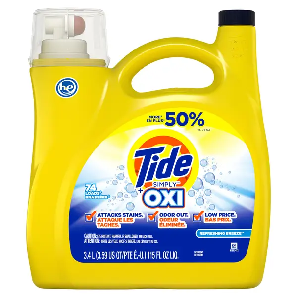 Tide 115 oz e Simply Plus Oxi