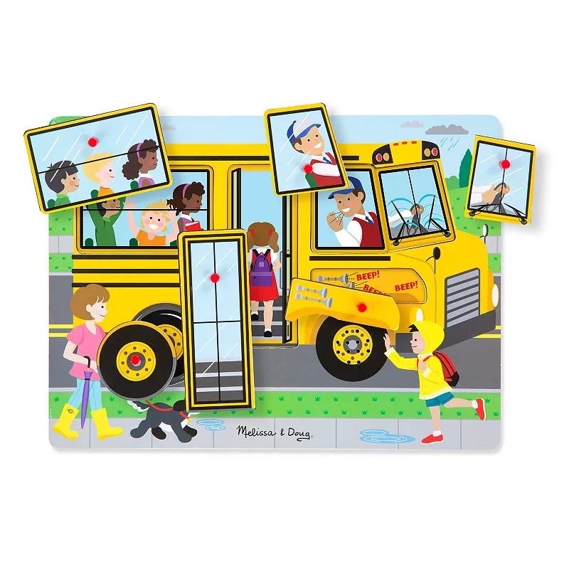 Melissa and Doug The Wheels on the Bus Sound Puzzle