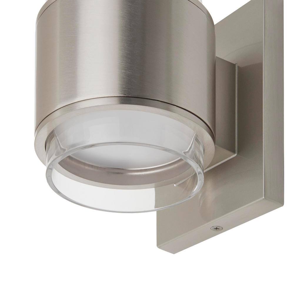 Home Decorators Collection Upton Brushed Nickel LED Sconce JJM3482L